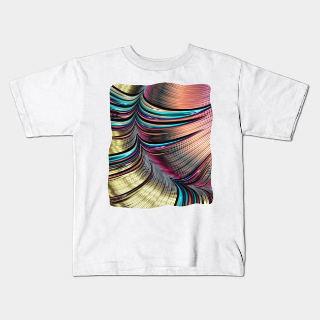 Rainbow Slinky Kids T-Shirt by CreativeByDesign